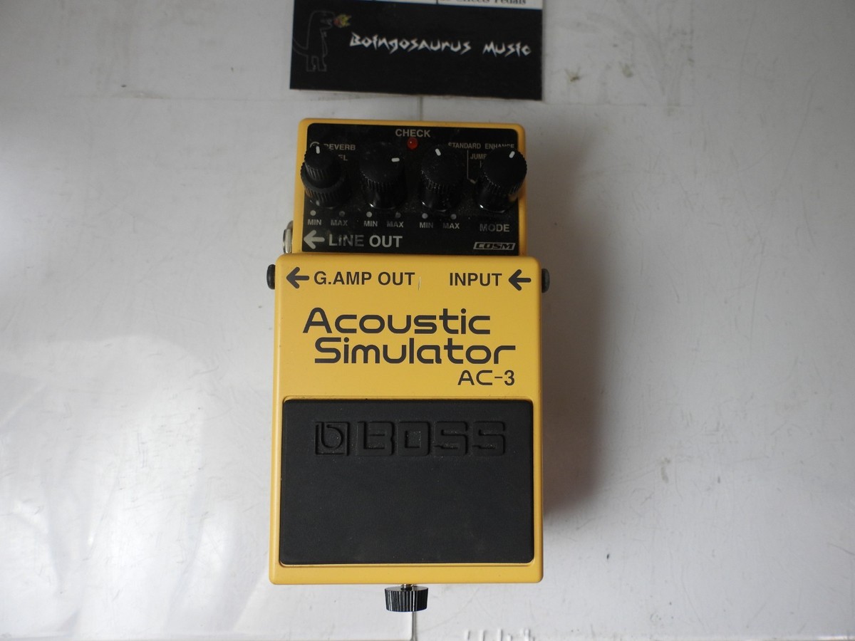 Boss AC-3 Acoustic Simulator Guitar Effects Pedal Free USA S&H | eBay