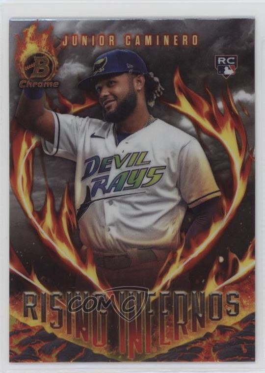 2024 Bowman Rising Infernos Junior Caminero #RI-6 1m11