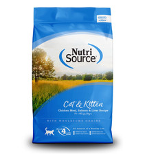 NutriSource Cat Food - Cat & Kitten Chicken Meal, Salmon, & Liver - 12 lbs 2.92 per pound