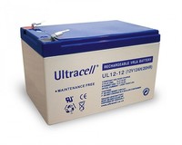 Ultracell® Bleiakku 12 V, 12 Ah (UL12-12) Faston (4,8 Mm) Bleiakku, Vds