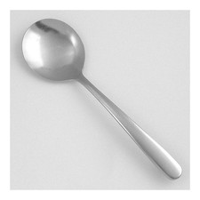 WALCO WL7212 Bouillon Spoon,5 7/8 in L,Silver,PK24 6ARJ8
