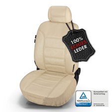 Autositzbezug Billy aus echtem Leder beige ZI...