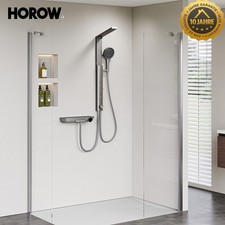 HOROW Edelstahl Duschset Thermostat Duscharma...