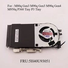 New for lenovo M90q Gen3/4 P360 M950q P3Tiny 65W Copper radiator fan 5H40U93051