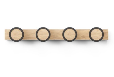 UMBRA HUB Rail 4 HOOK Garderobenhaken Garderobenleiste Haken Holz 1016843-045