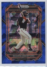 2023 Panini Prizm Blue Ice Prizm Reggie Crawford #174 07rd