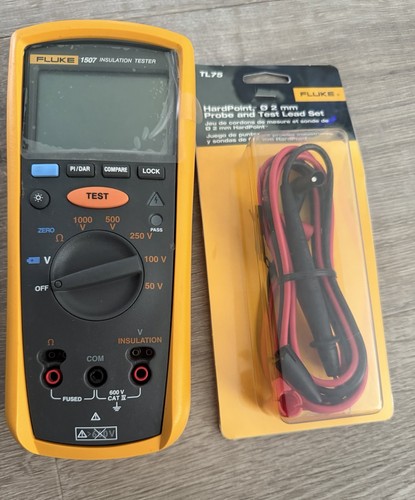 Fluke 1507 Insulation Tester .Slightly used.