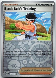 Black Belt's Training 097/131 Prismatic Evolutions Reverse Holo Common