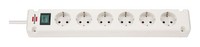 Brennenstuhl Bremounta Steckdosenleiste 6-Fach 3M Kabel - Weiß - 1150650326