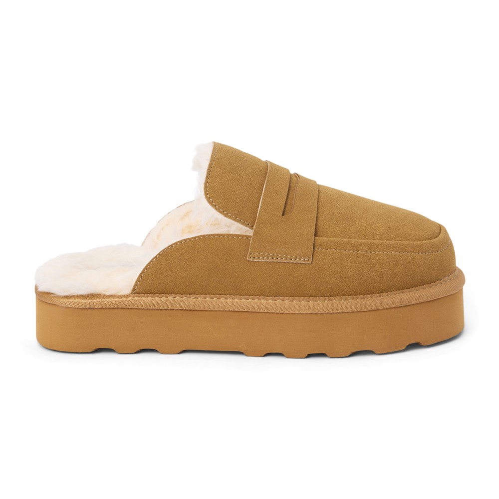 Женские шлепанцы на платформе BEACH by Matisse Stowe коричневого цвета STOWE-306 5690₽
