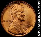 1944 Lincoln Wheat Cent- Red Choice Gem Brilliant Uncirculated+++++ #i5523