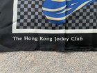 NWT The Hong Kong Jockey Club Luxury Silk Stripe Horse Checks Scarf 33” x 33” — photo 3