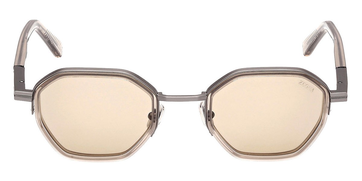 Солнцезащитные очки Ermenegildo Zegna EZ0259 Мужские блестящие бежевые 50 мм новые 100 подлинные 58490₽