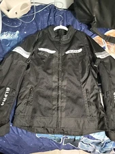 Alpha Cycle Gear Motorcycle Jacket Women’s Medium 