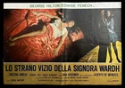CINEMA fotobusta LO STRANO VIZIO DELLA SIGNORA WARDH EDWIGE FENECH Martino