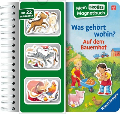 Katja Senner | Mein großes Magnetbuch - Was gehört wohin? Auf dem Bauernhof