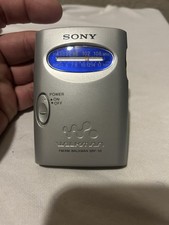 Sony SRF-59 AM/FM Walkman Radio Silver with Belt Clip Tested Working