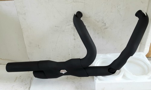 Harley Vance & Hines 09-16 Touring Matte Black Cross Over Header Exhaust