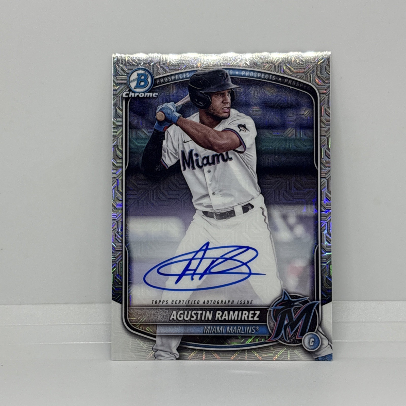 2025 Bowman - Chrome Prospect Mega Box Autographs Agustin Ramirez #BMA-AR...