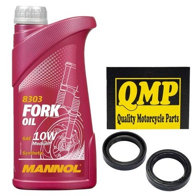 Gabelsimmerringe A-001 36x48x10,5 + Gabelöl für MBK Yamaha YP 125 250 R X-Max
