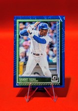 🔥Sammy Sosa Optic Blue Velocity -2025 Panini Donruss - Chicago Cubs #84