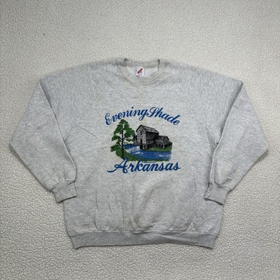 Vintage Jerzees Evening Shade Arkansas Graphic Crewneck Sweater Size 3XL 80s 90s