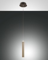 LED HäNgelampe Schwarz Gold Ø3,8 Cm 3000 K 720 Lm Rund Pendelleuchte KüChe