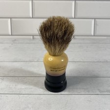 Vintage Ever-Ready Shave Brush Badger 250BP Set In Rubber
