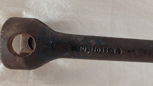 Antique Vtg Ford 80-17035-B Budd Wheel Lug Nut Wrench Automobile Mechanic Tool - Picture 6 of 13