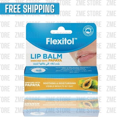 Flexitol Lip Balm Enriched With Papaya 10g Ultra Soothing & Moisturizing