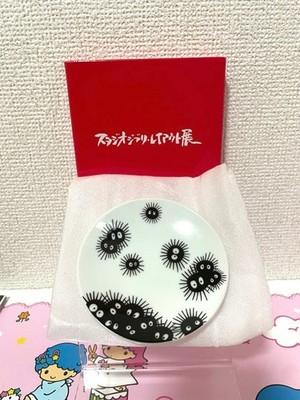Ghibli My Neighbor Totoro Black Soot Sprite Mini Plate Used