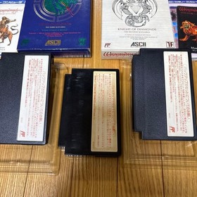 Rare retro game! Wizardry 1, 2, 3 Famicom version 3-book set, except for 1,