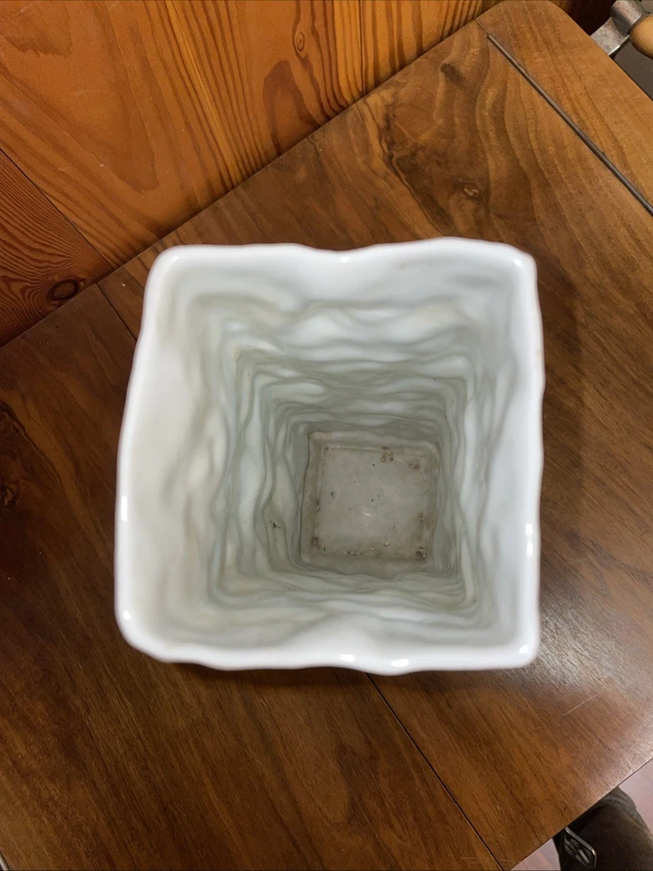 Vase AK Kaiser Muscheln Relief Dekor Bisquit Porzellan Höhe 29 cm Modell Nr. 35 - Bild 3 von 4