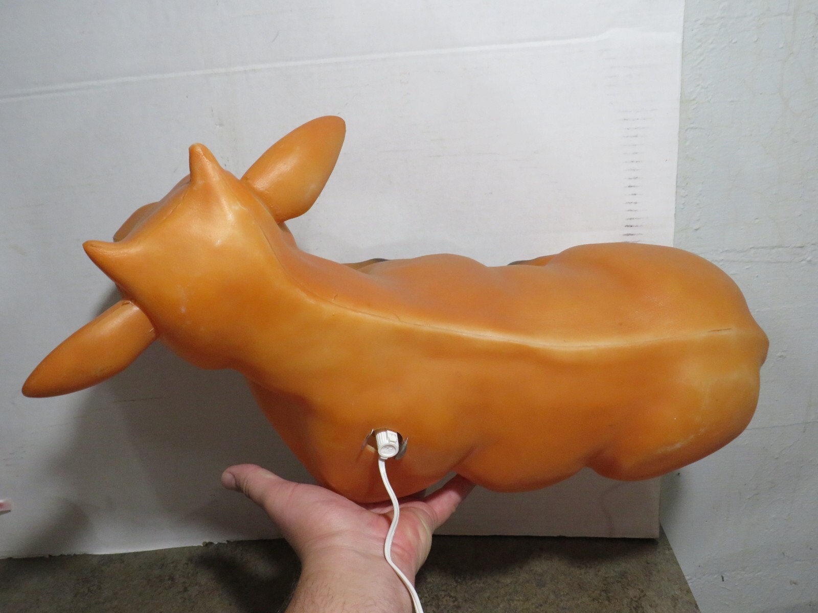 VTG General Foam 22" Cow Oxen Christmas Nativity Blow Mold Yard