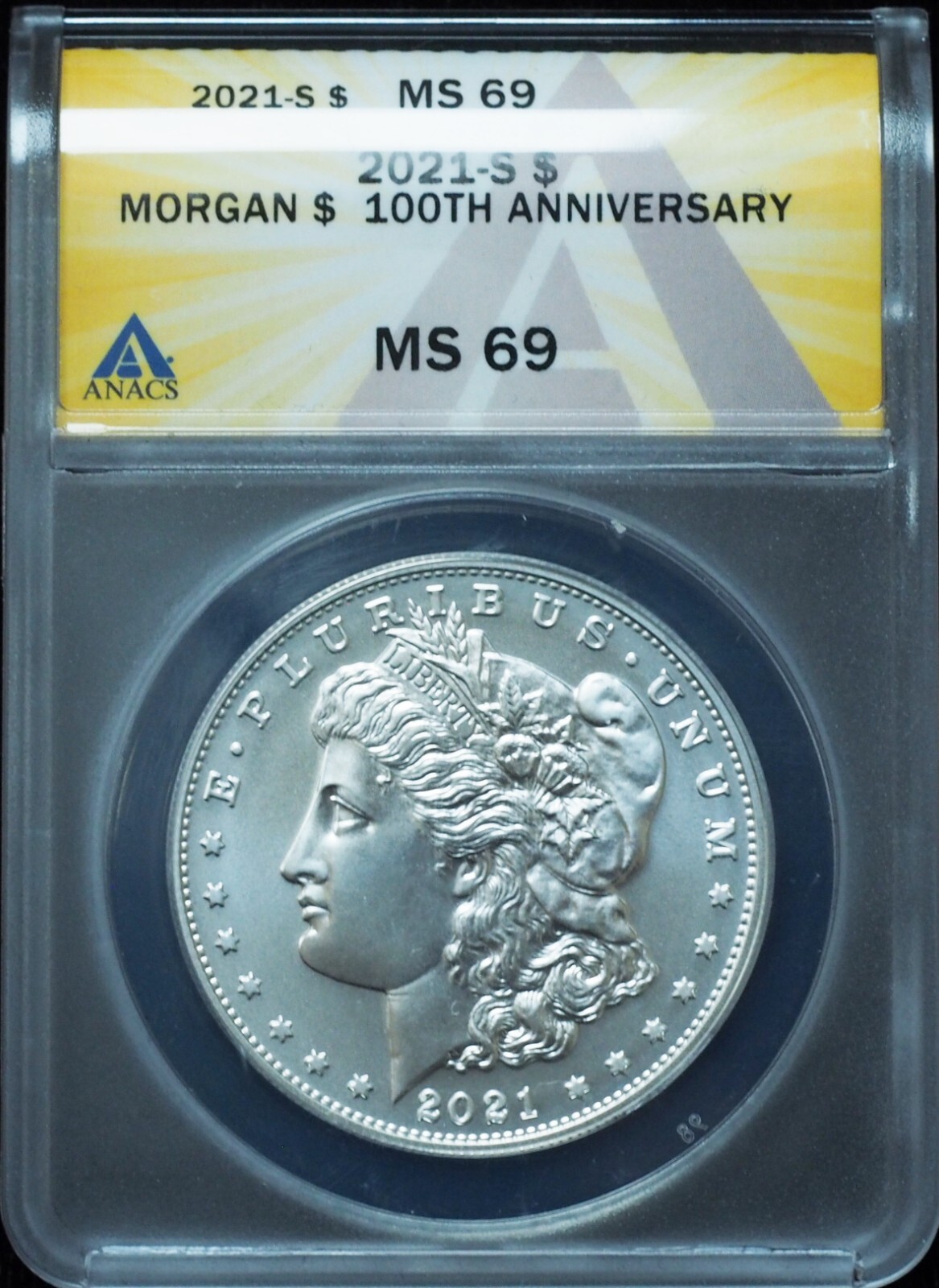 2021-S Morgan Dollar 100th Anniversary MS69 ANACS