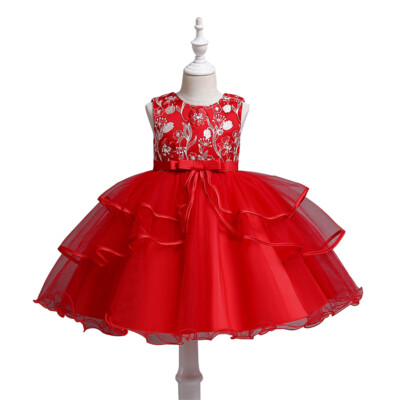 Flower Girls Princess Pageant Tutu Dress Kids Bridesmaid Party Christmas  Dresses | eBay