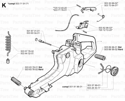 Bobine d'allumage adaptable pour JONSERED modèles 2140, 2141, 2145
