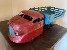 Vintage Wyandotte 1950 Pressed Steel Marx Stake Bed Toy Truck Original Paint