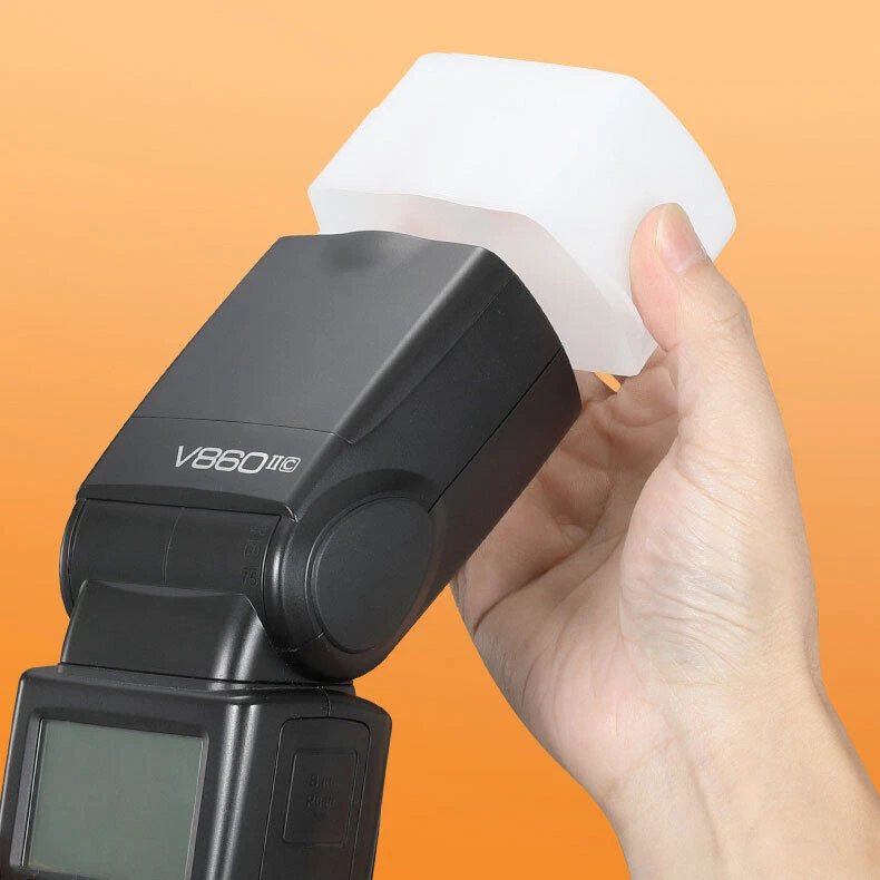 3 Color Bounce Diffuser for Godox TT600 TT685II V850II V860III Speedlite Flash - Image 2 of 3