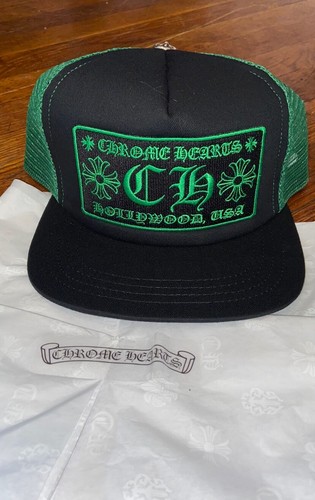 chrome hearts Trucker Hat Slime Green 