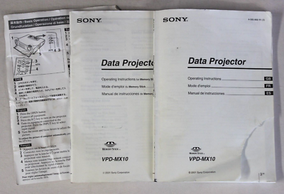 Sony VPD-MX10 Projector XGA Portable Projector | eBay