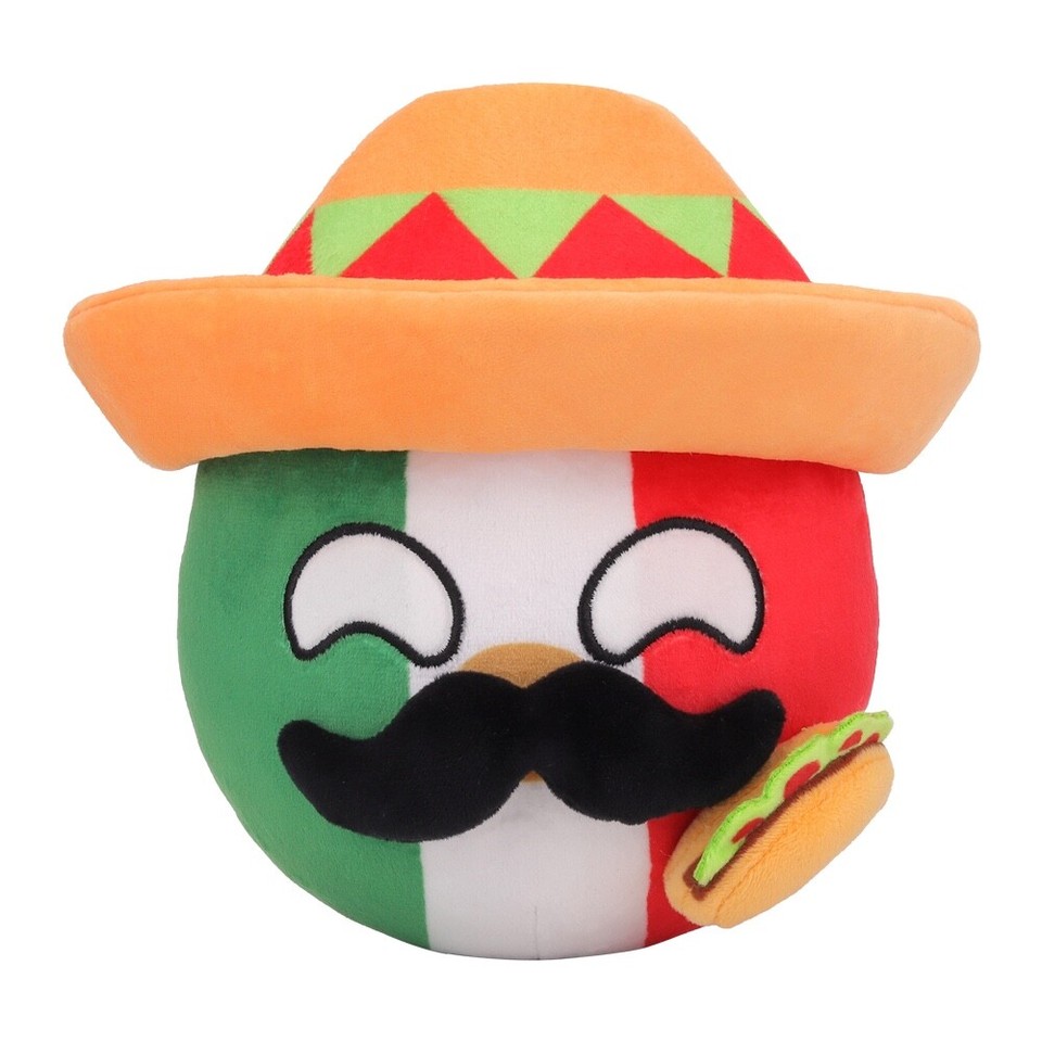 MEXICO Ball By DREW DURNIL MAKESHIP PLUSH FLAG Only made 1546 NEW