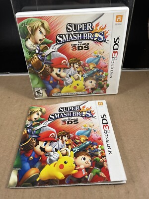 Super Smash Bros. 3DS (Nintendo 3DS/2DS) Complete With Manual CIB