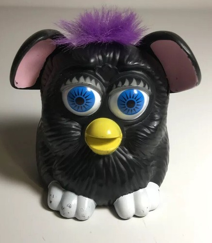 Vintage McDonald's Furby (Black, Purple 