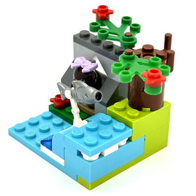 LEGO Friends 41046 Brown Bear's River 100% Compete with Instructions
