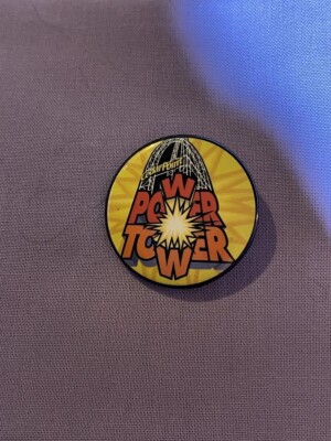 Cedar Point Button 2022 #19 Power Tower From CP Thrills 2