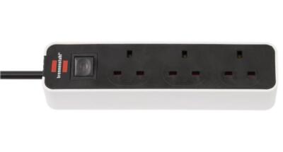 Ecolor Power Cable Extension, 3 Band, 3M Lead, Black/White 1153233320