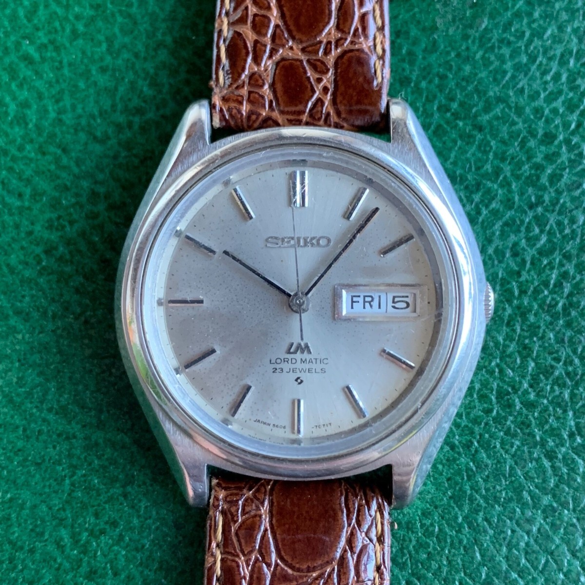 Vintage Seiko Lord Matic 5606-7070 23 Jewels Stainless Steel Vintage Seiko Lord Matic 5606-7070 23 Jewels Stainless Steel