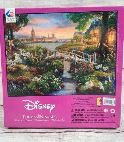 Disney Thomas Kinkade 101 Dalmatians Jigsaw Puzzle 750 Pieces Ceaco 2017 New - Picture 2 of 4