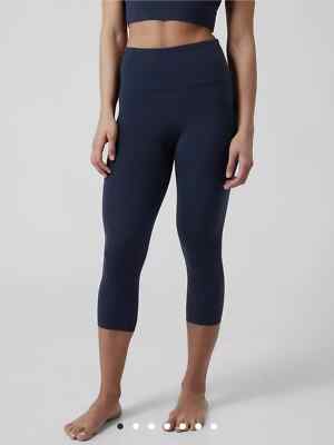 Athleta Ultra High Rise Elation Capri-Navy-Size XXS-NWT